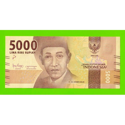 Индонезия - 5000 рупий - 2016 (2019) - UNC!!!