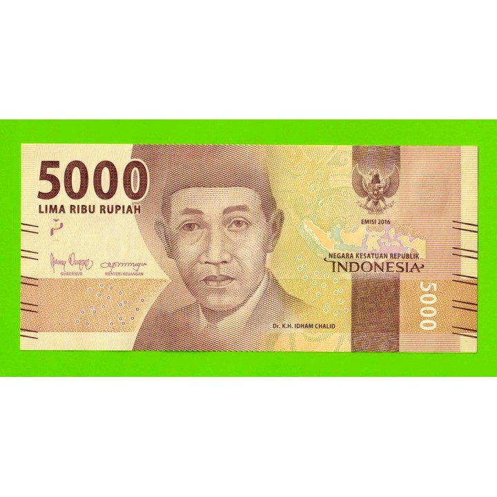 Индонезия - 5000 рупий - 2016 (2019) - UNC!!!