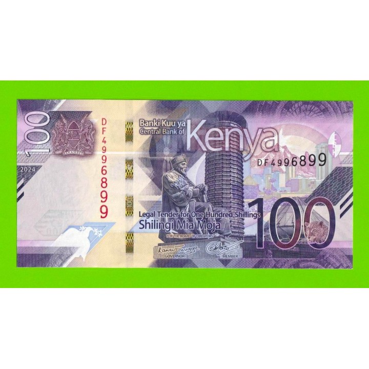 Кения - 100 шиллингов - 2024 - UNC!!!