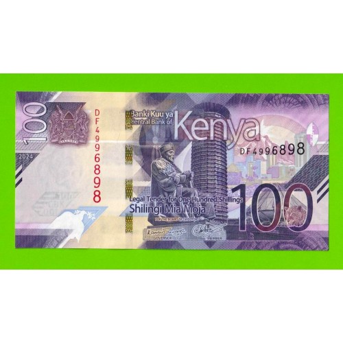 Кения - 100 шиллингов - 2024 - UNC!!!