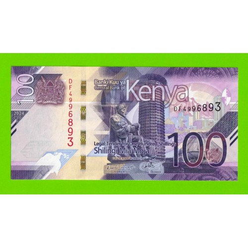 Кения - 100 шиллингов - 2024 - UNC!!!