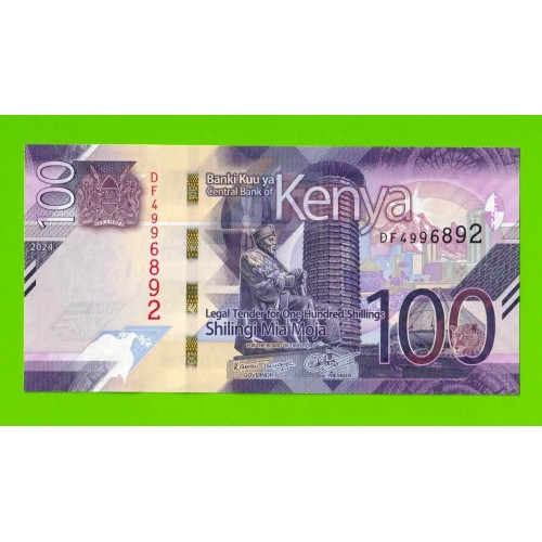 Кения - 100 шиллингов - 2024 - UNC!!!