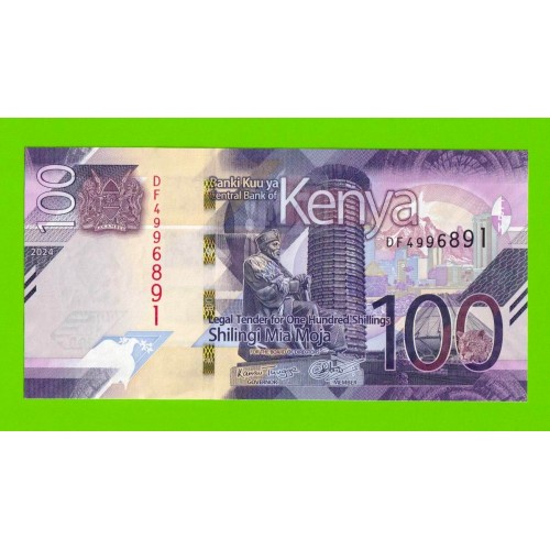Кения - 100 шиллингов - 2024 - UNC!!!