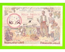 Алжир - 1000 франков - 1942