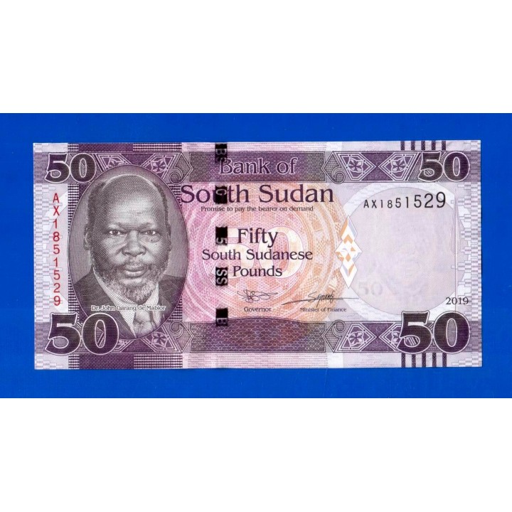 Южный Судан - 50 фунтов - 2019 - UNC!!!