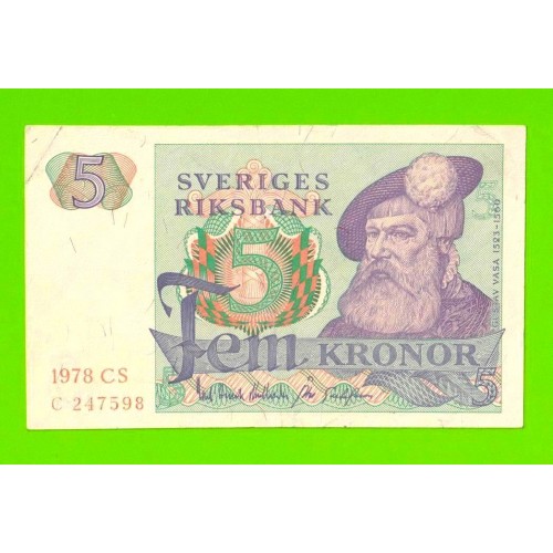 Швеция - 5 крон - 1978