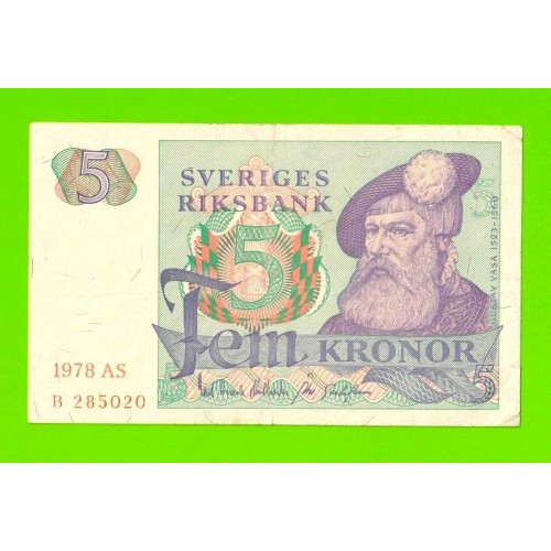 Швеция - 5 крон - 1978