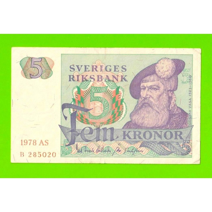 Швеция - 5 крон - 1978