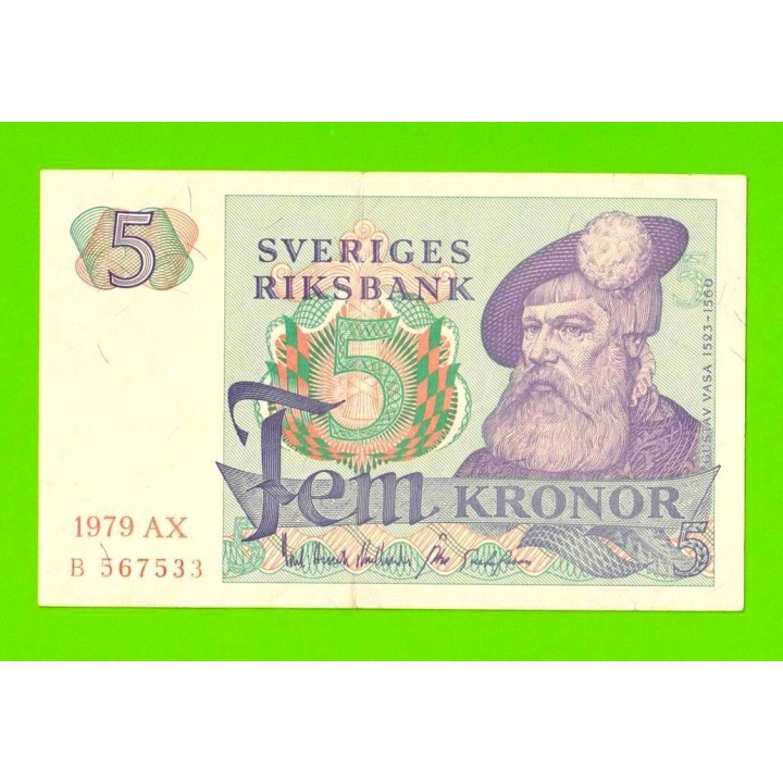 Швеция - 5 крон - 1979