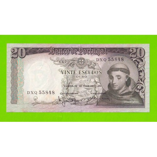 Португалия - 20 эскудо - 1964 - XF!!!