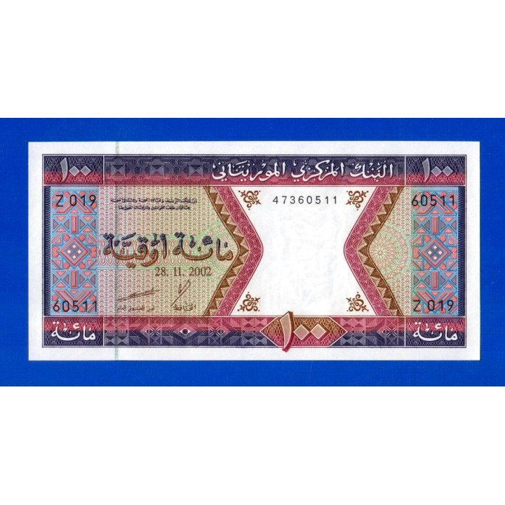 Мавритания - 100 угий - 2002 - UNC!!!