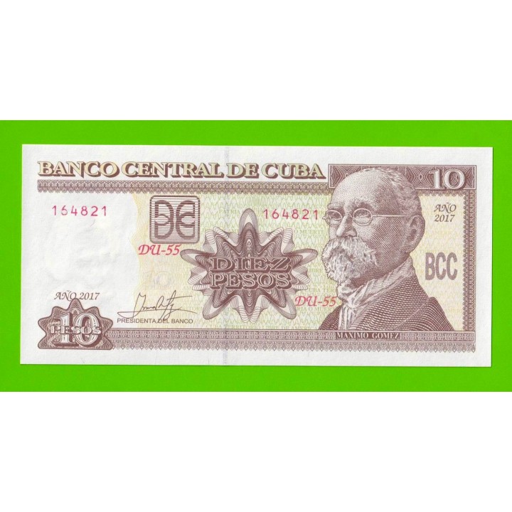 Куба - 10 песо - 2017 - UNC!!!