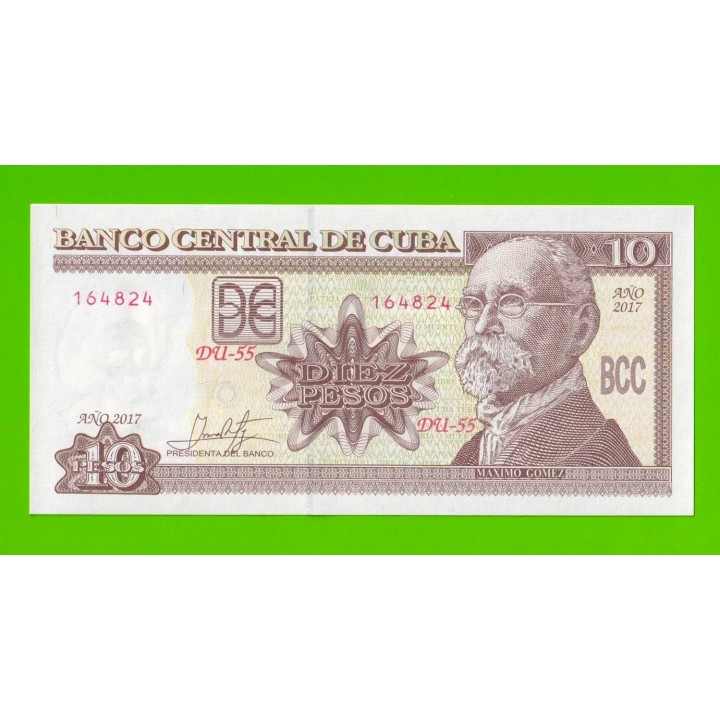 Куба - 10 песо - 2017 - UNC!!!