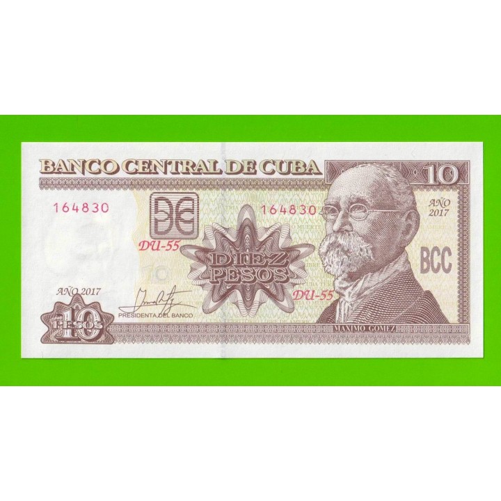 Куба - 10 песо - 2017 - UNC!!!