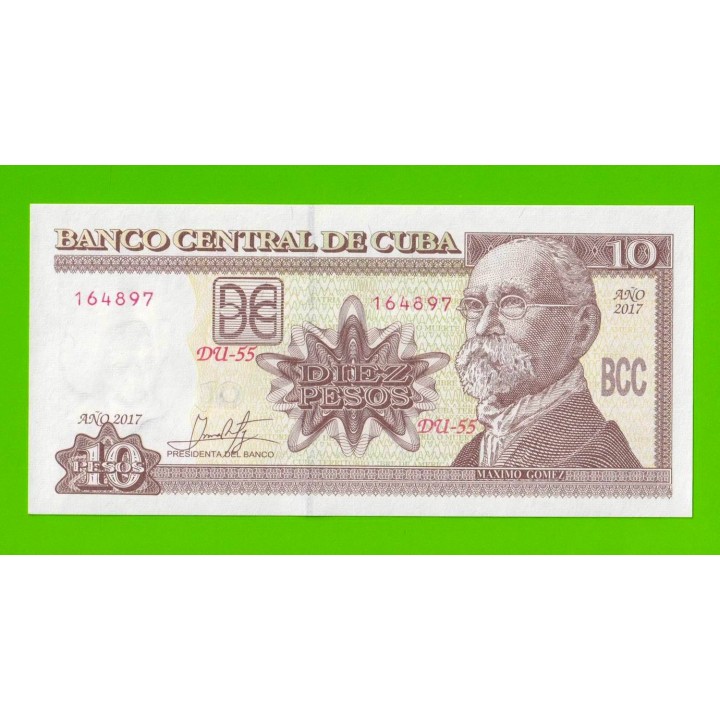 Куба - 10 песо - 2017 - UNC!!!