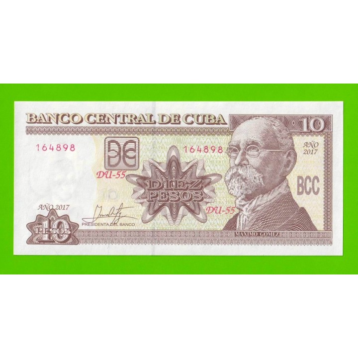 Куба - 10 песо - 2017 - UNC!!!