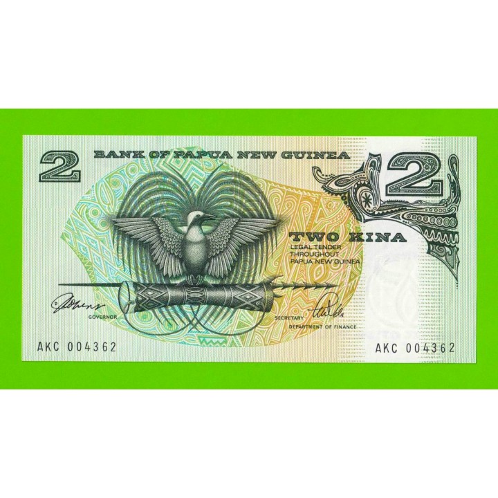 Папуа-Новая Гвинея - 2 кины - 1981 / 1989 / 1991  - UNC!!!