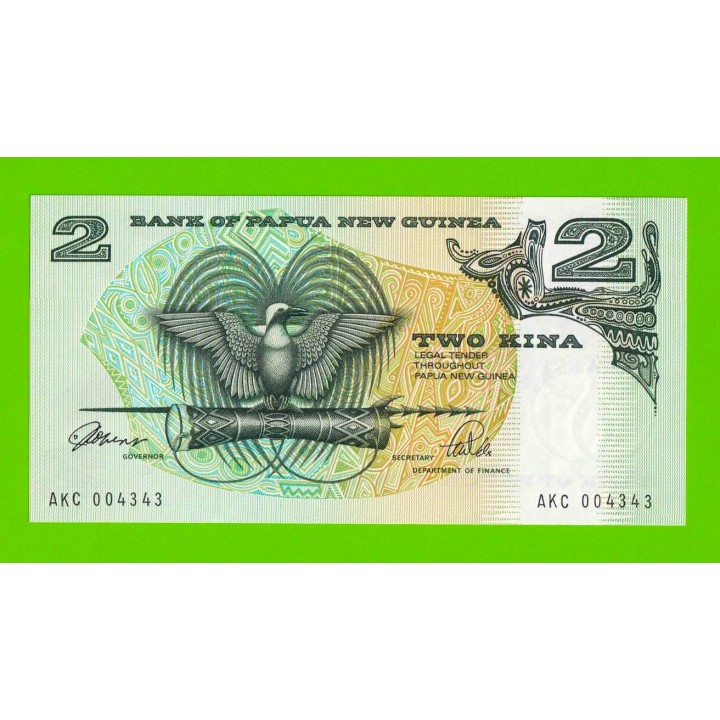 Папуа-Новая Гвинея - 2 кины - 1981 / 1989 / 1991  - UNC!!!