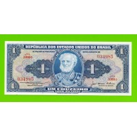 Бразилия - 1 крузейро - 1954 - UNC!!!