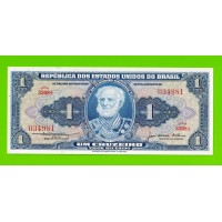 Бразилия - 1 крузейро - 1954 - UNC!!!