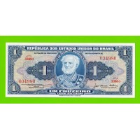 Бразилия - 1 крузейро - 1954 - UNC!!!