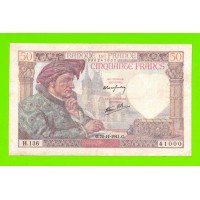 Франция - 50 франков - 1941