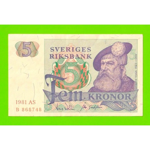 Швеция - 5 крон - 1981