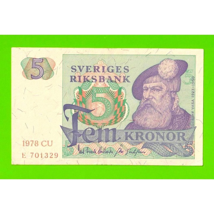 Швеция - 5 крон - 1978