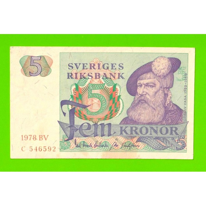 Швеция - 5 крон - 1978
