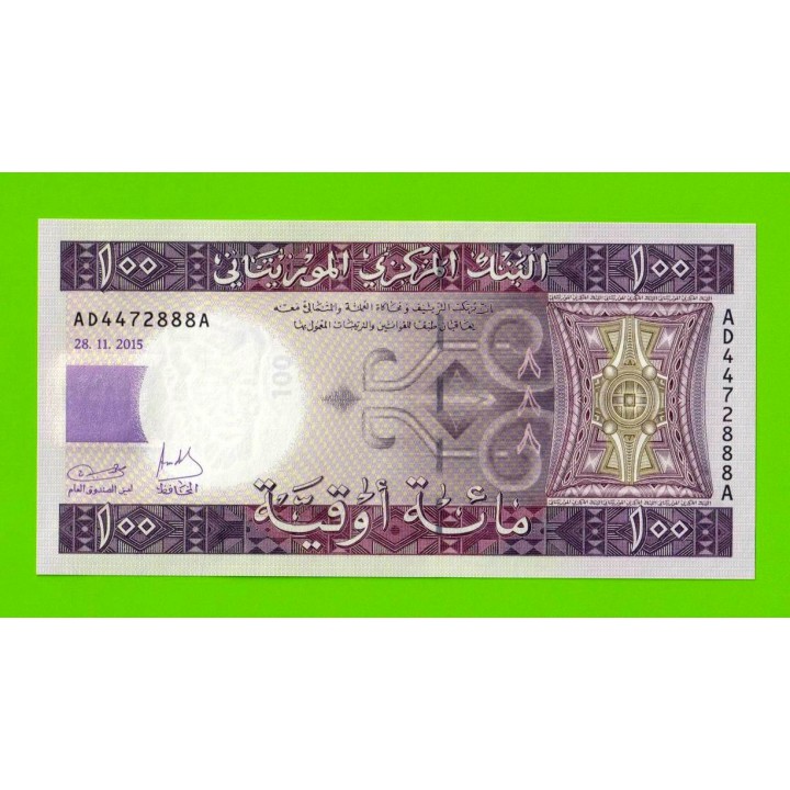 Мавритания - 100 угий - 2015 - UNC!!!