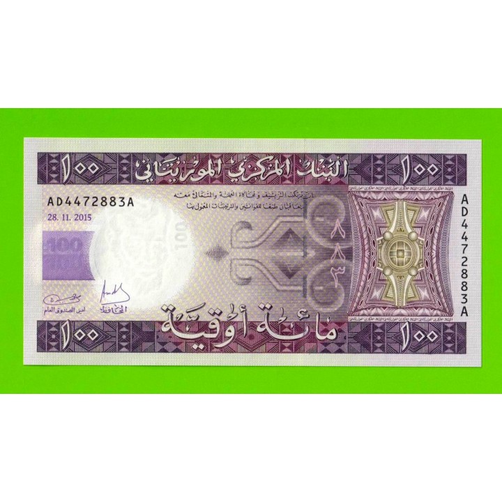 Мавритания - 100 угий - 2015 - UNC!!!