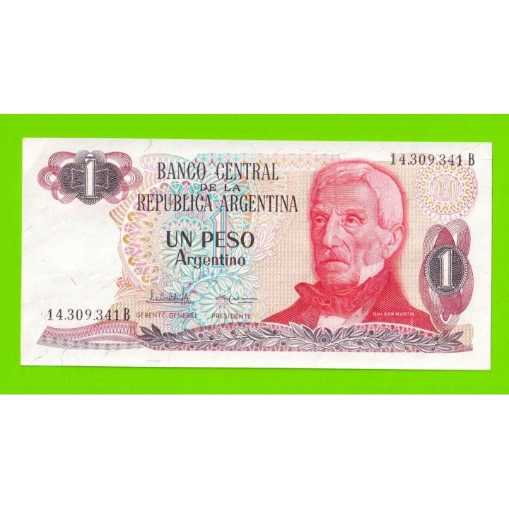 Аргентина - 1 песо - 1983 (B) - aUNC!!!