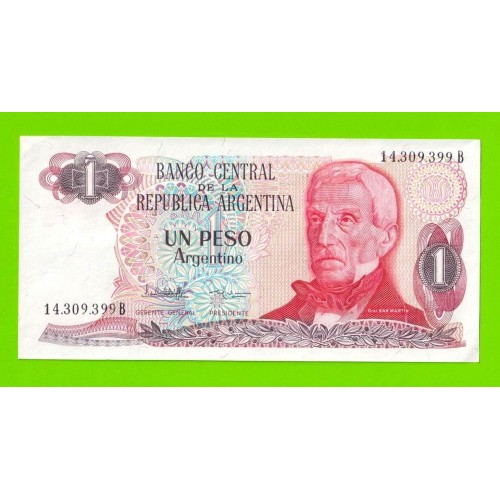 Аргентина - 1 песо - 1983 (B) - aUNC!!!
