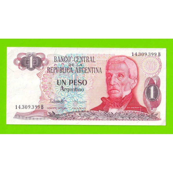 Аргентина - 1 песо - 1983 (B) - aUNC!!!