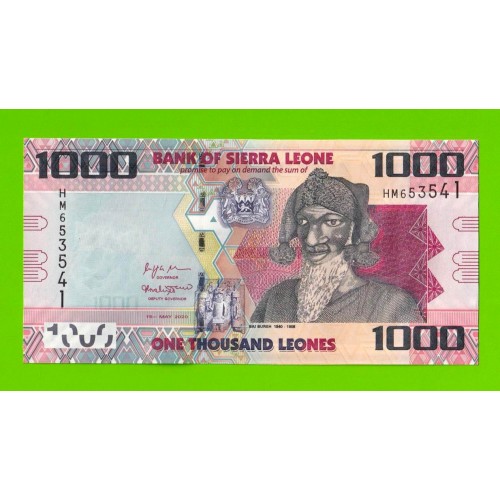 Сьерра-Леоне - 1000 леоне - 2020 (HM) - UNC!!!