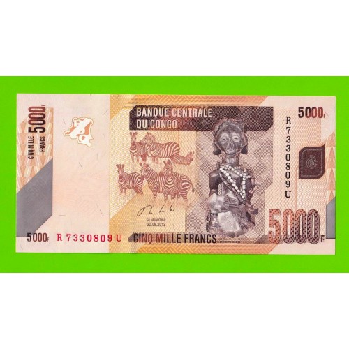 Конго - 5000 франков - 2013 - UNC!!!