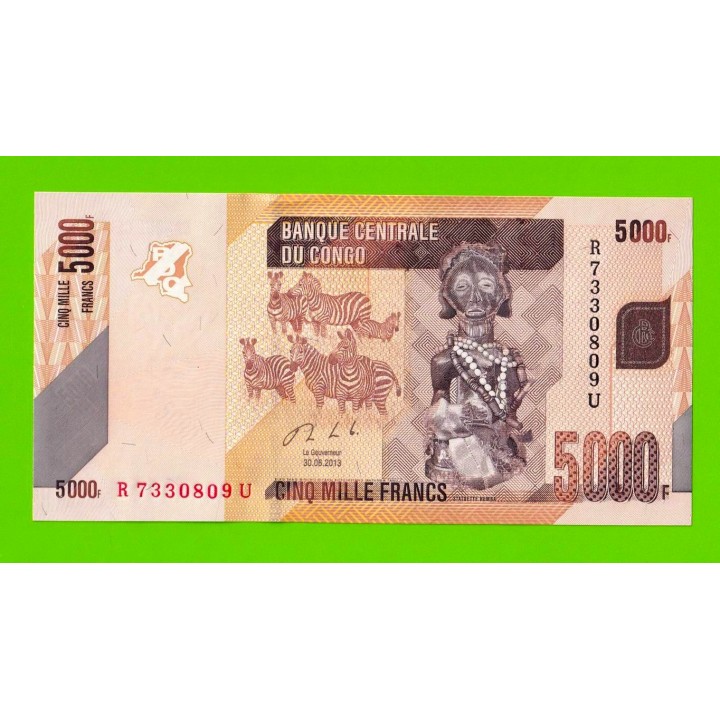 Конго - 5000 франков - 2013 - UNC!!!