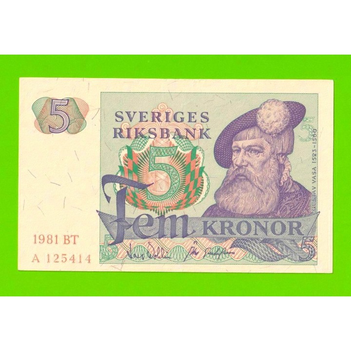 Швеция - 5 крон - 1981