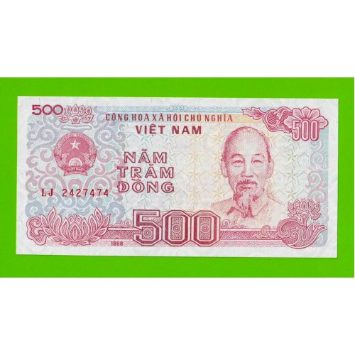 Вьетнам - 500 донгов - 1988 - UNC!!!