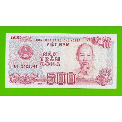 Вьетнам - 500 донгов - 1988 - UNC!!!