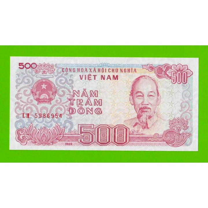 Вьетнам - 500 донгов - 1988 - UNC!!!