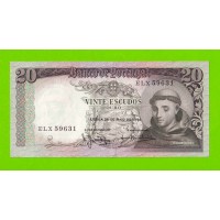 Португалия - 20 эскудо - 1964 - XF+++!!!
