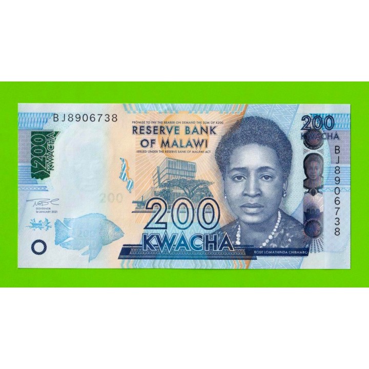 Малави - 200 квач - 2021 - UNC!!!
