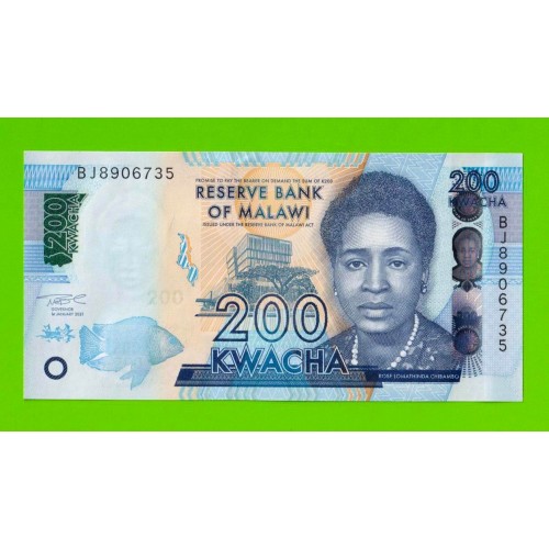Малави - 200 квач - 2021 - UNC!!!