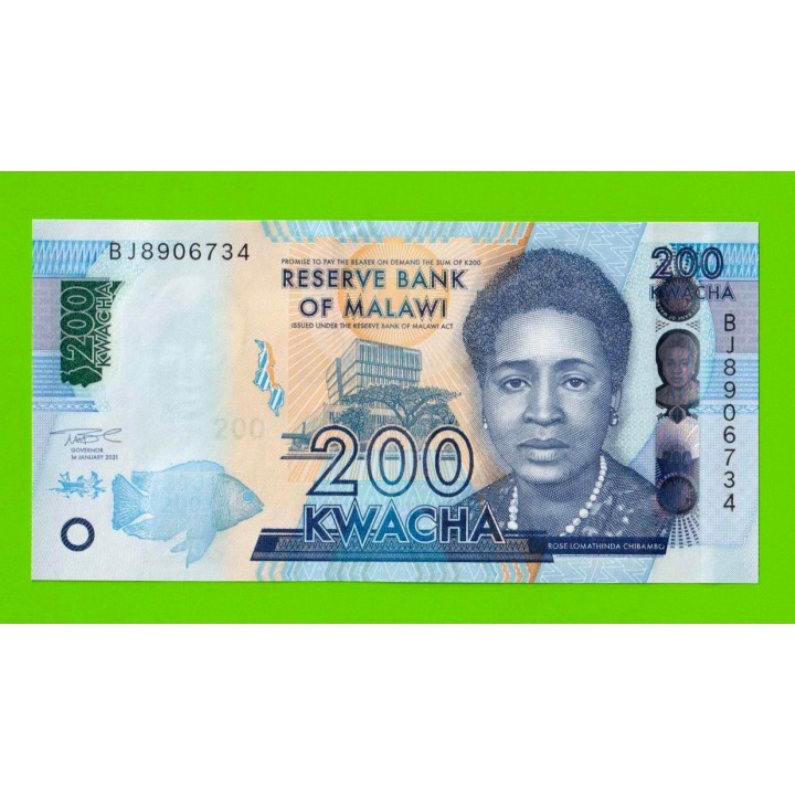 Малави - 200 квач - 2021 - UNC!!!