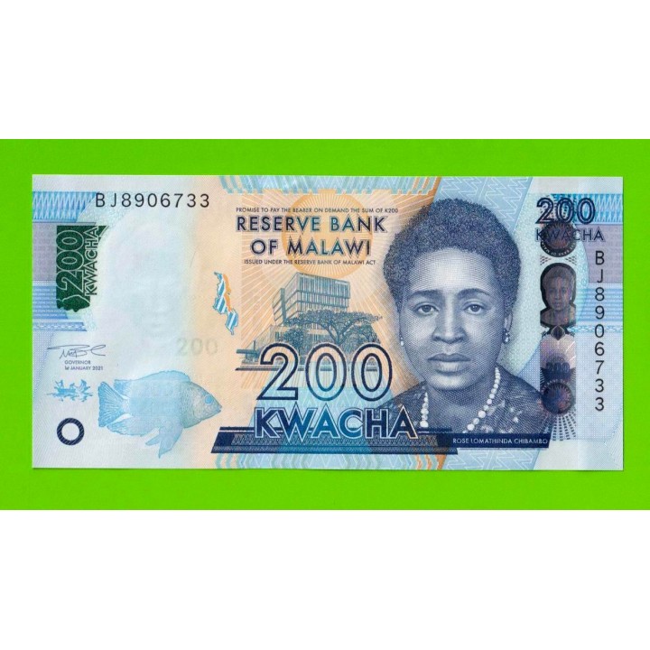 Малави - 200 квач - 2021 - UNC!!!