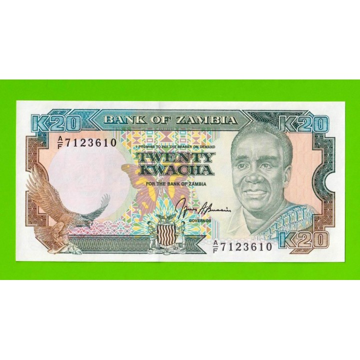 Замбия - 20 квач - 1989 - UNC!!!