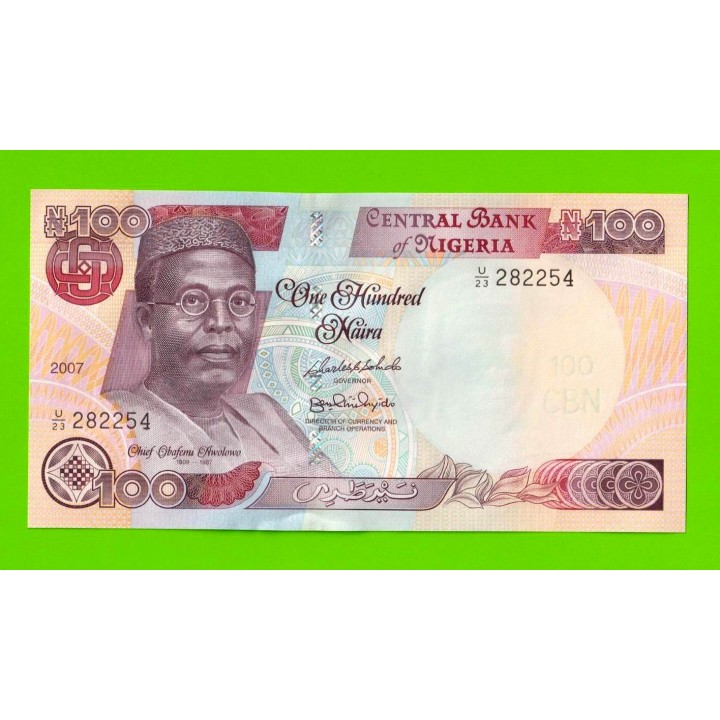 Нигерия - 100 найра - 2007 - UNC!!!