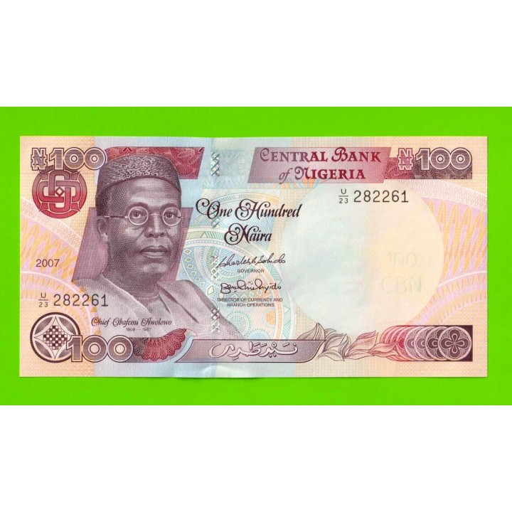 Нигерия - 100 найра - 2007 - UNC!!!