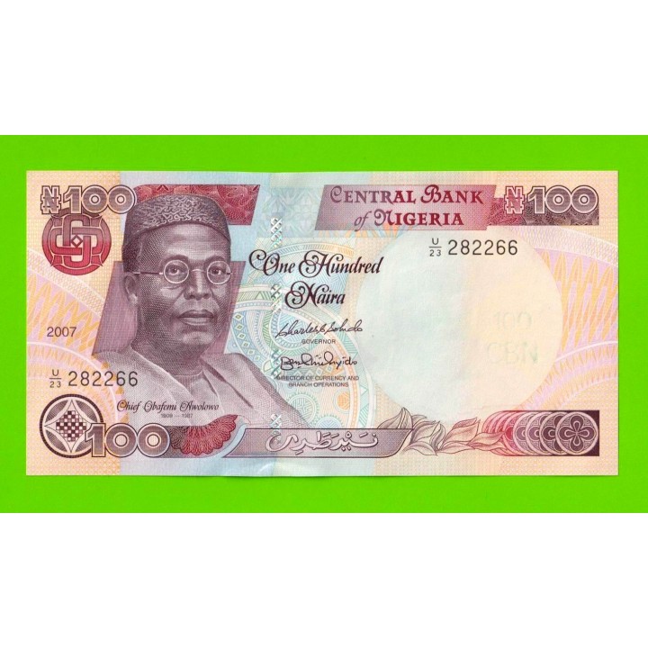 Нигерия - 100 найра - 2007 - UNC!!!
